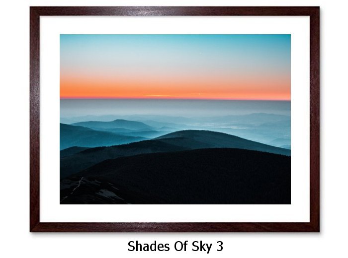 Shades Of Sky Framed Print